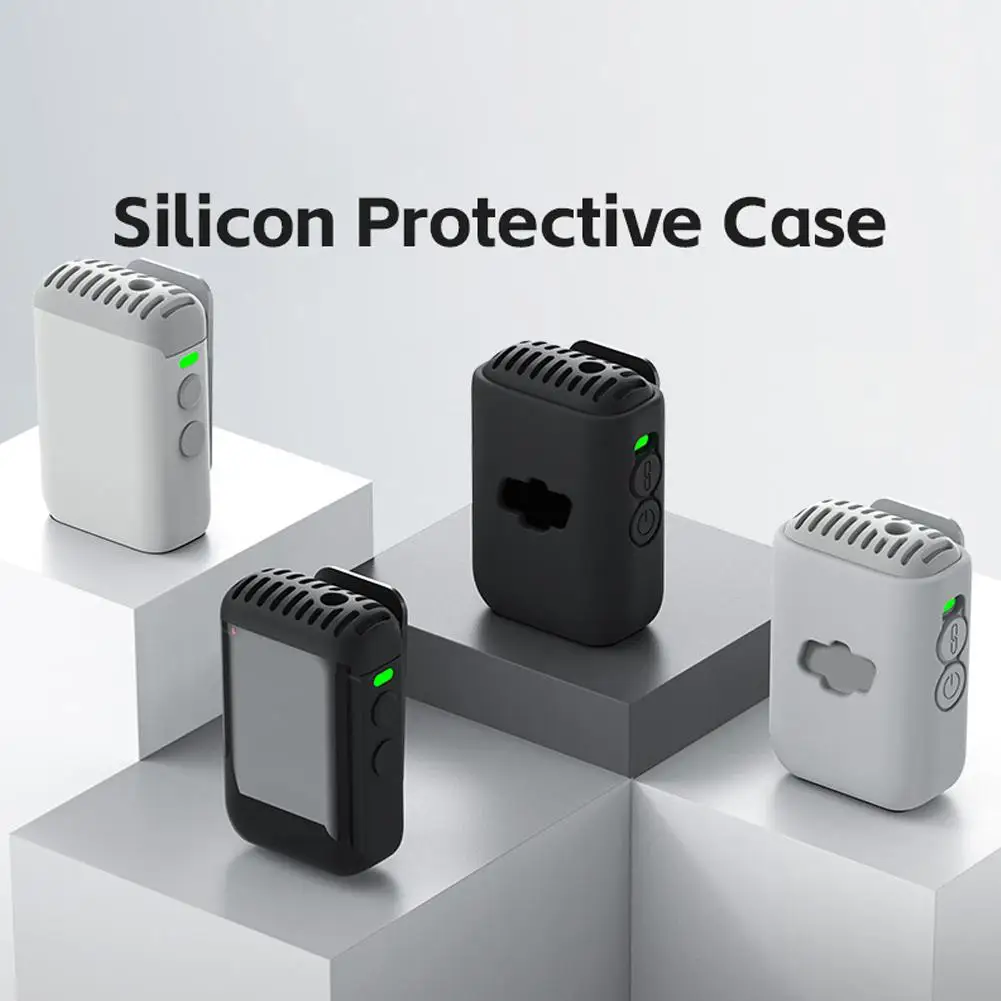 for dji Mic 2 Silicone Protective Case Sports Camera Vlog Protective Cover Scratch-resistant Protector Microphone Accessories