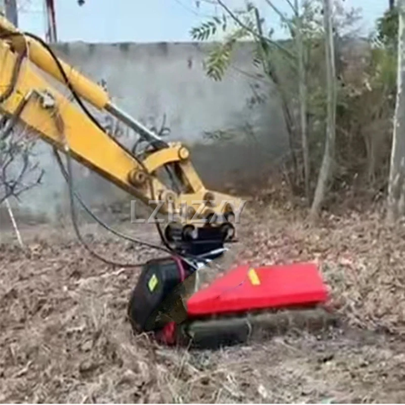 1000MM Lawn Mower Excavator Attachment Grass Cutting Machine For Garden Bush Green Blet Hillside River Bank Grass Cutter