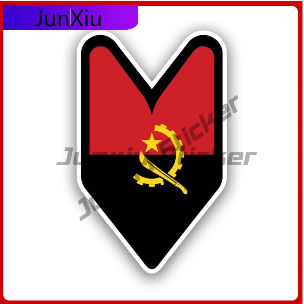 

Angolan Driver Badge Stickerwaterproof Outdoor Decalswakaba Funny Car Waterproof Vinyl Decal For Motorcycle Helmet Creative High