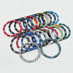 38X31.5MM Aluminum Bezel Insert For SKX007 SKX009 SRPD Watch Case NH35 NH36 Case Bezel Aluminum Insert Ring