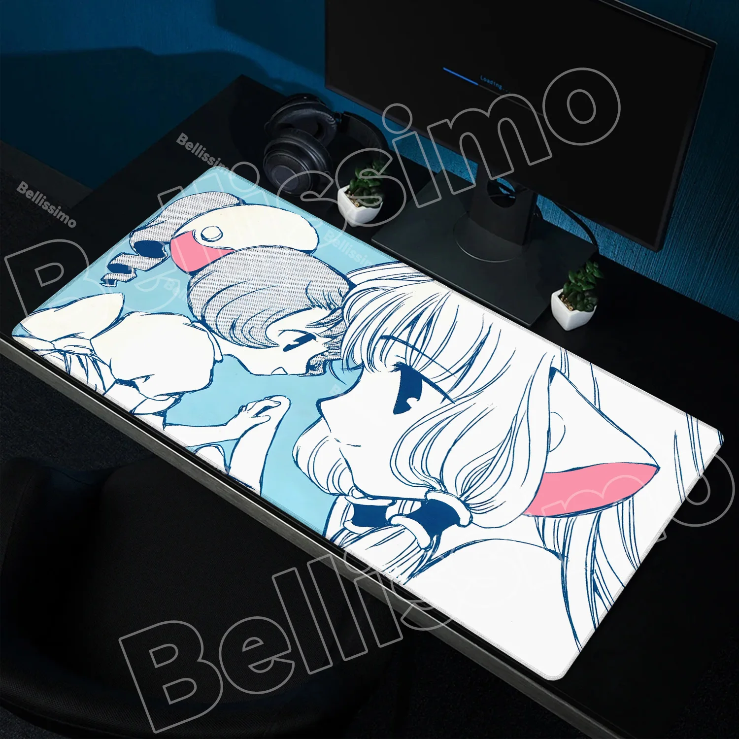

Cute Anime Pinkly Girl Desk Mat C-Chobits Chii Cartoon Laptop Mousepad Gamer Pc Cabinet Mouse Mat Computer Pads Office Mouse Pad