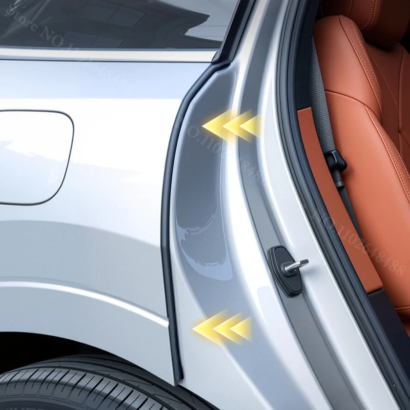For BYD Seal U Song Plus Dm-i EV Car Window Door Edge Seal Strip Rubber B C Pillar Waterproof Soundproof Auto Sealant Strip