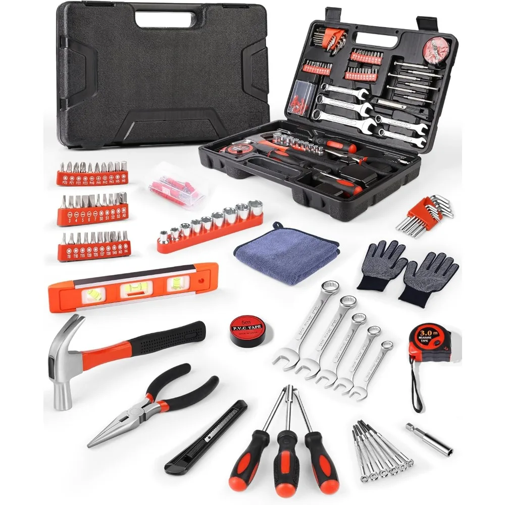 

Небольшой набор ящиков для инструментов Essential Man для дома, новый домашний набор торцевых ключей, мини-мужские плоскогубцы для автомеханика, набор инструментов для молотка,