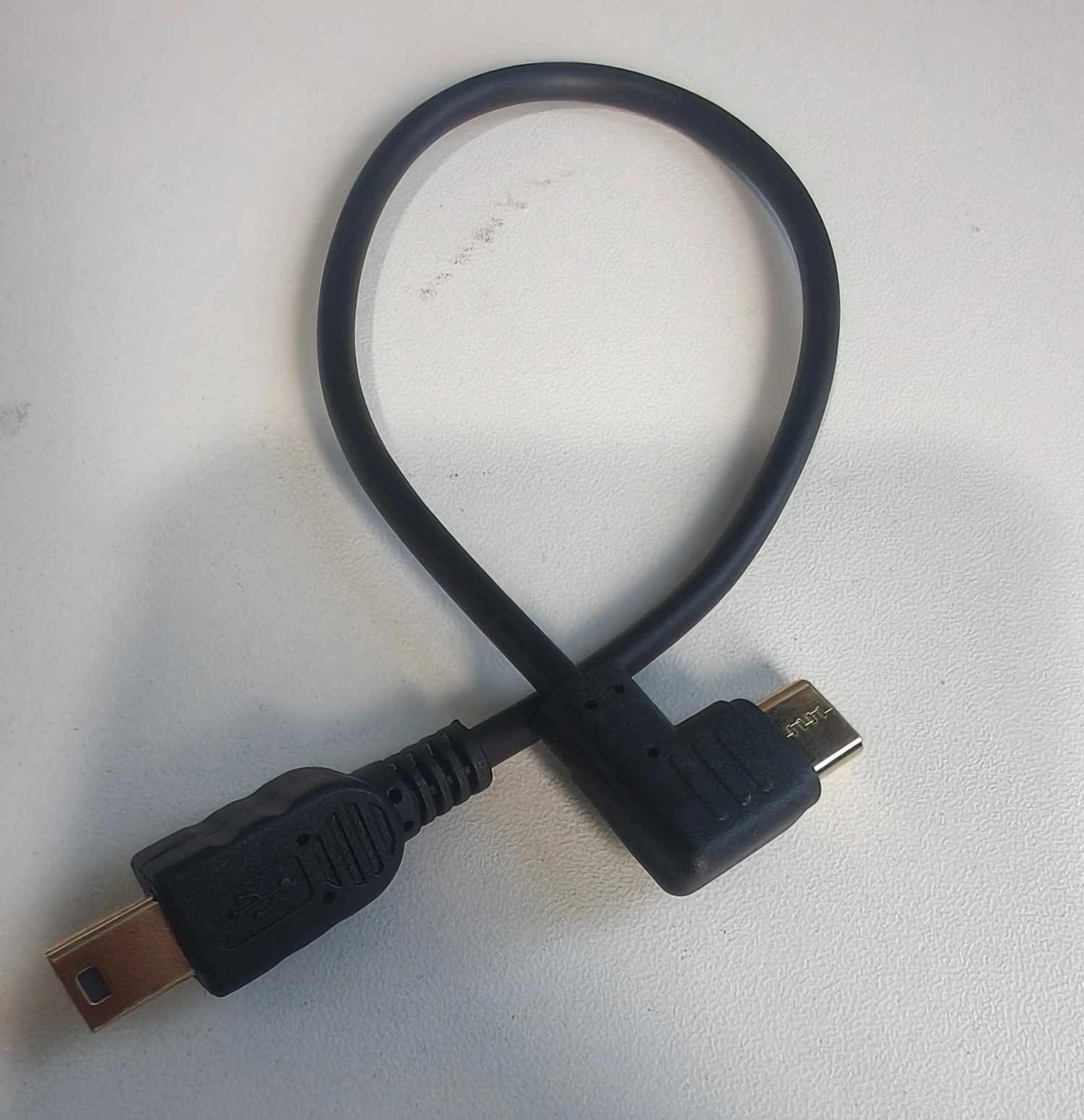 Cable Micro Mini USB 3,1 male a male, adaptador de datos OTG, Cable de carga de 25cm, , USB 2,0 type-C