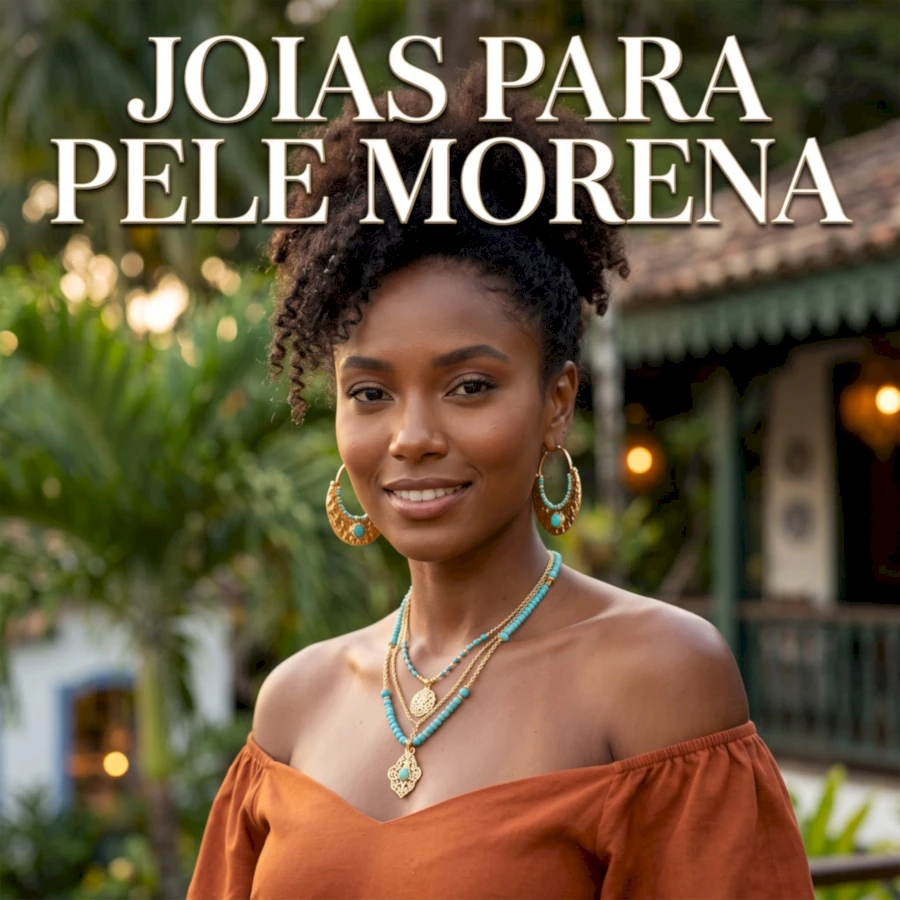 Joias para pele morena: cores e metais que valorizam