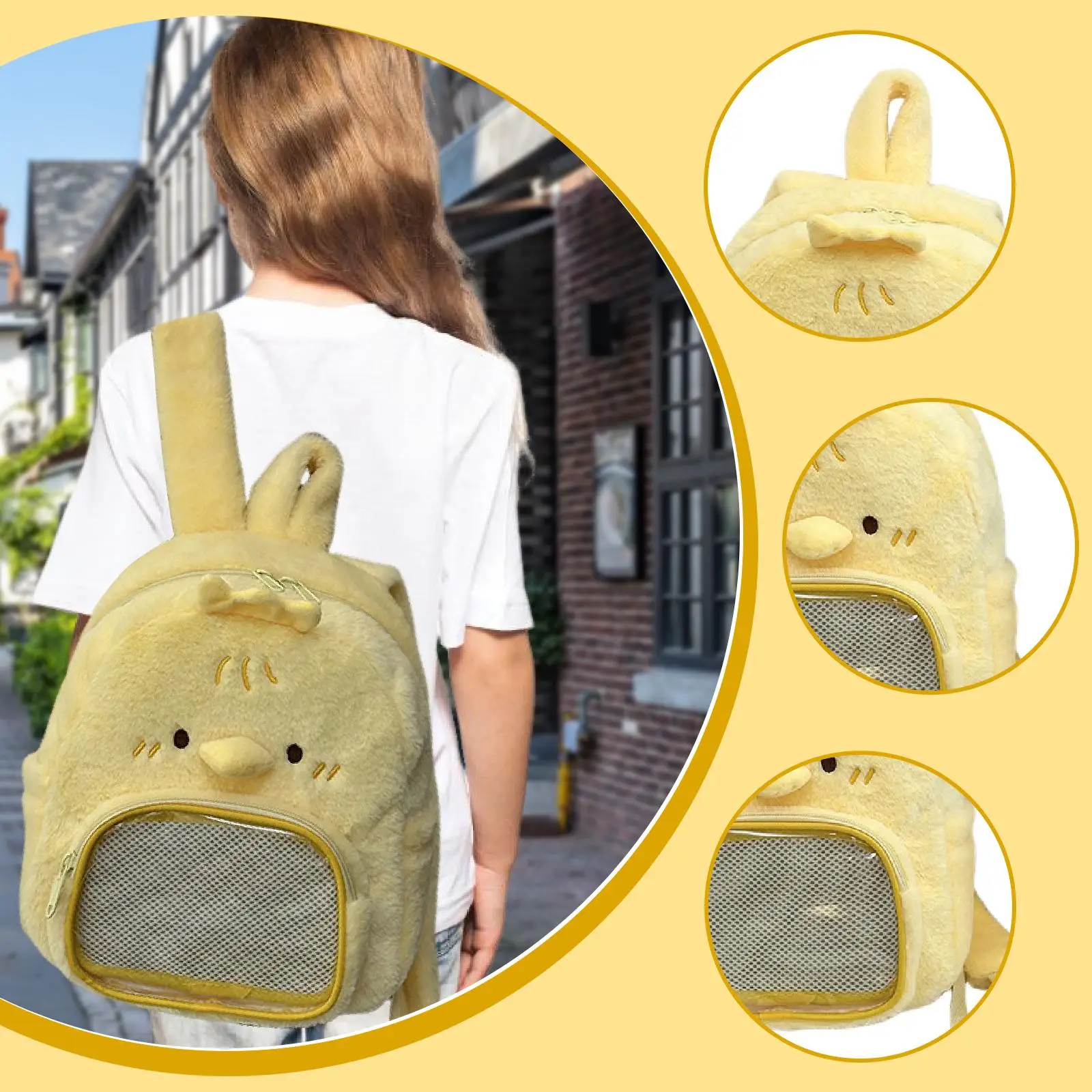 حقيبة ظهر قطيفة ناعمة للفتيات والنساء حقيبة قطيفة للسفر ورياض الأطفال #6