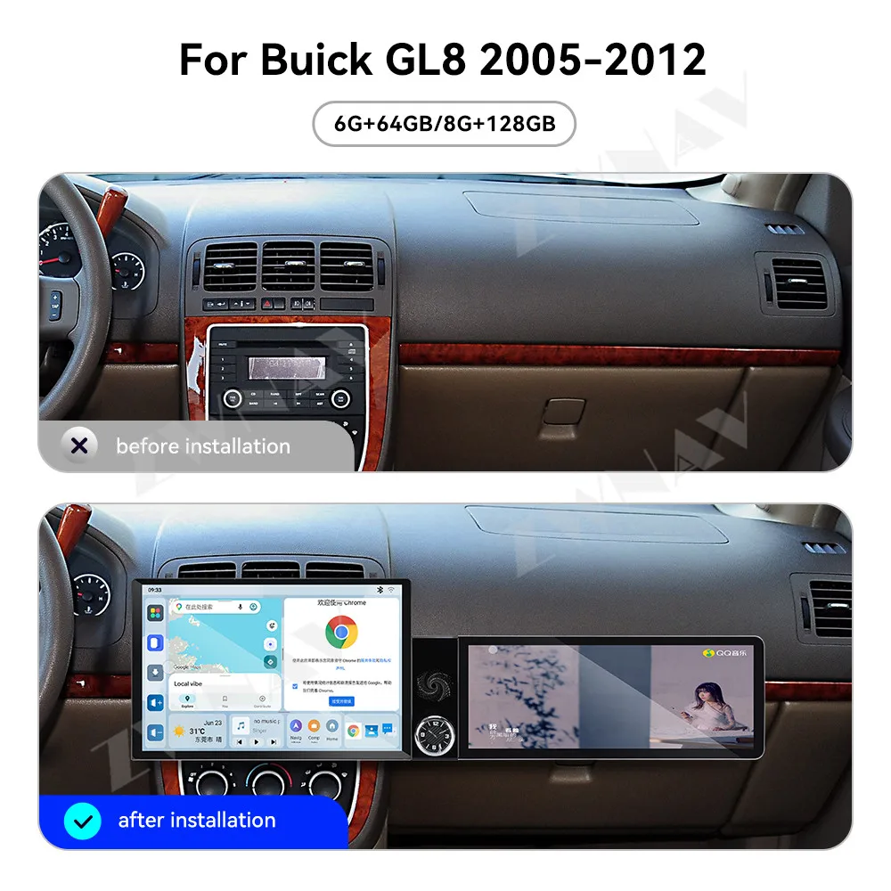 Carplay Android Auto GPS Multimedia Player 13.1