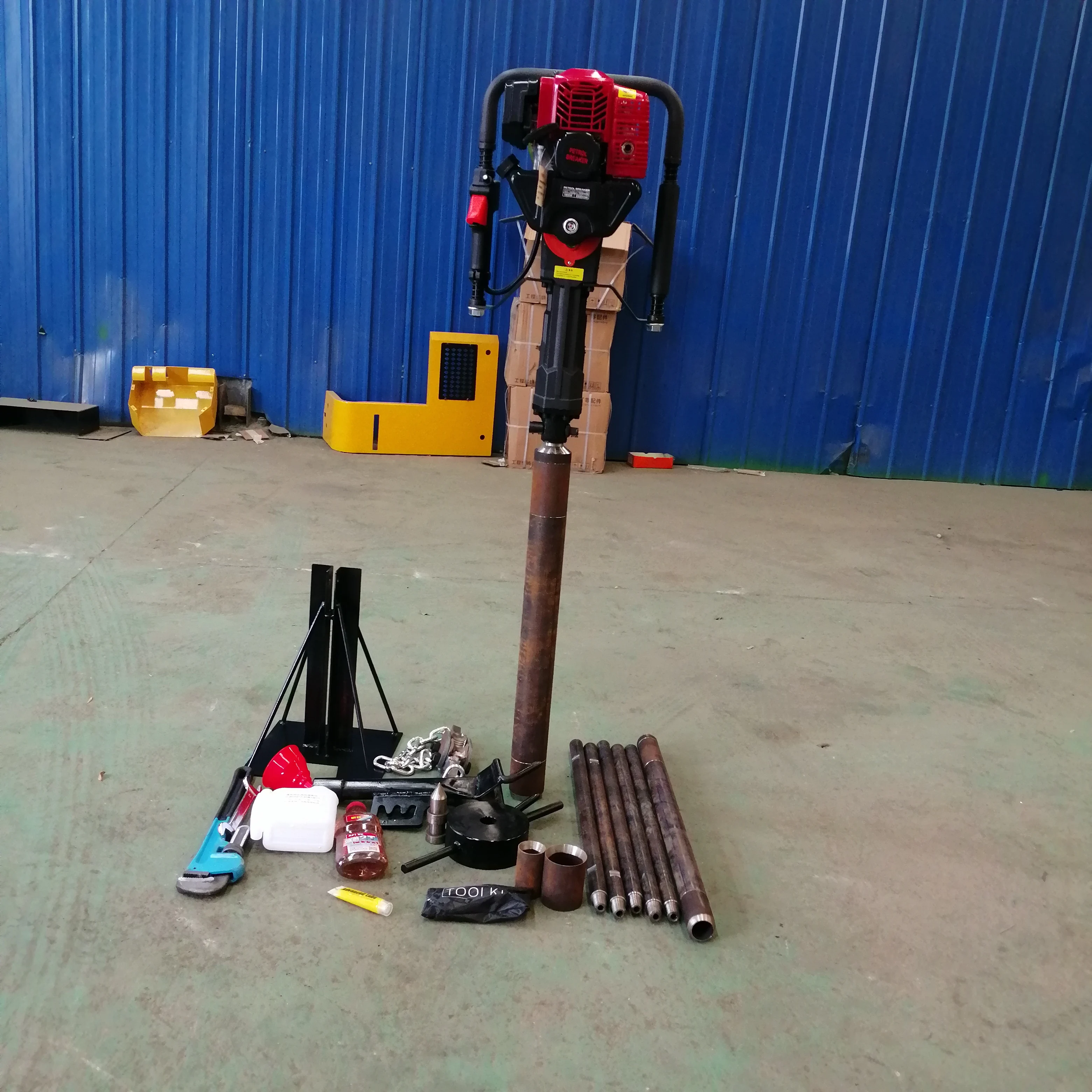 Portable Handheld Geology Coring Drill Machine Soil Sampling Drill Rig Factory 3.3HP