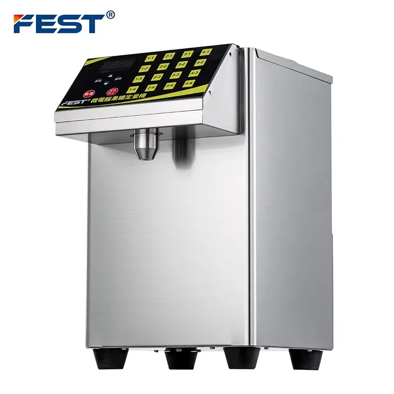 Bubble Tea Machine Zucker quantitative Fruktosespendermaschine zu Rabatt