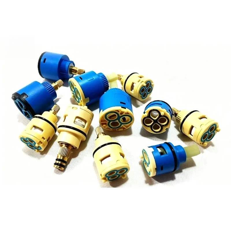 1pc Shower Valve Ceramic Faucet Cartridge 2/3/4/ Way Shower Diverter Mixing Faucet Replacement Parts Sizes 25/26/33/55mm