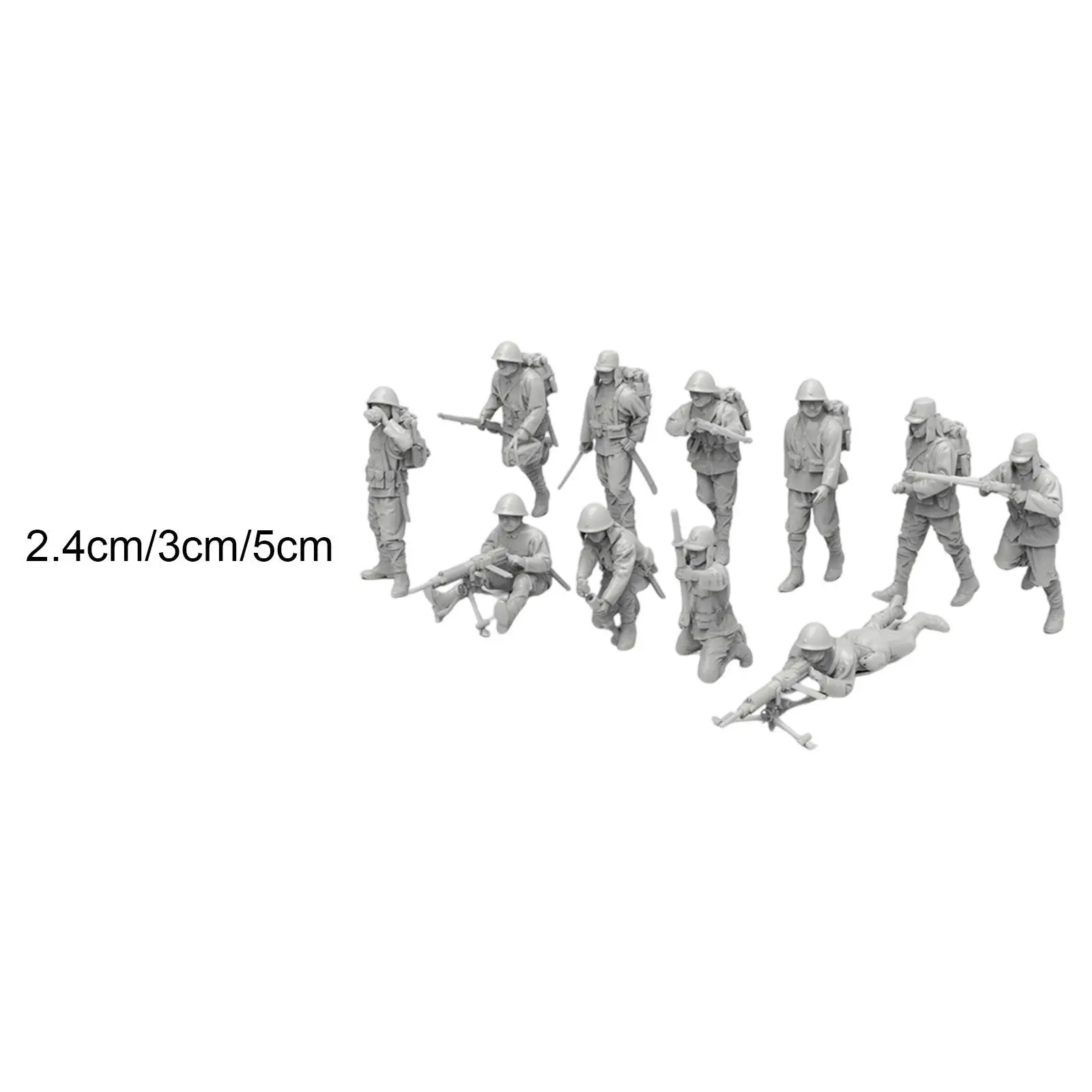 11x miniatuurfiguren ongeverfd desktopornament miniatuurscènes hars dioramafiguren voor familie hobby tafelbladspellen vrienden