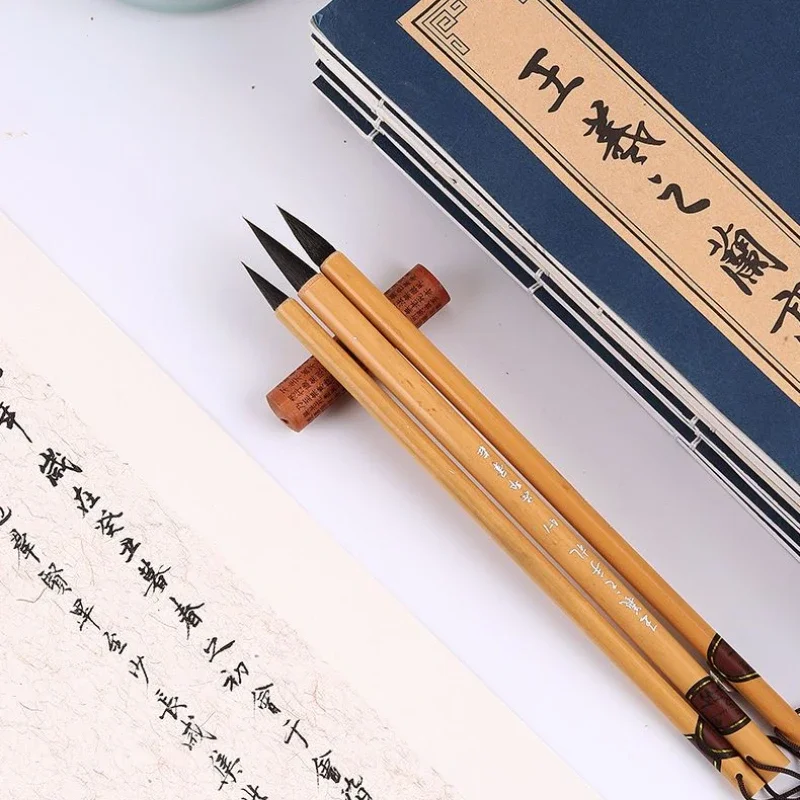 Wang Xizhi Calligrasphy Brush Pen Multiple Hair Small Regualr Script Running Script Copy Scriptures Brush Caligrafia Brushes