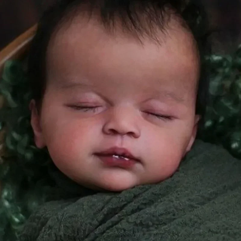 Coco 20 inch Reborn Doll Kit Onvoltooide Ongeverfd Frisse Kleur Lege DIY Pop Onderdelen Met Doek Lichaam Collectible Art Doll