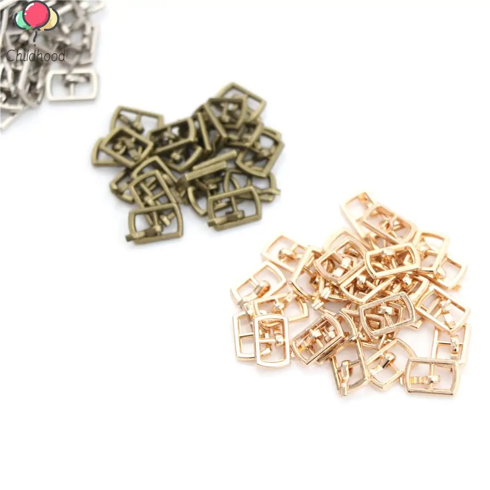 10Pcs/Lot 4.5mm DIY Patchwork Buckle Handmade Sewing Mini Buckle For Dolls Clothing Adjustable Accessories Wholesale