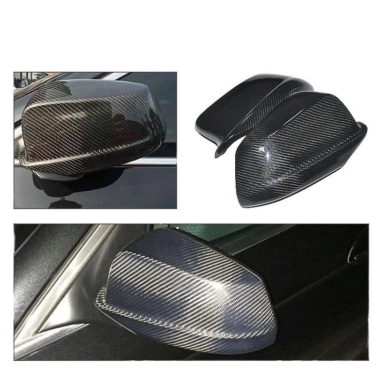 STLFC ألياف الكربون F10 المرايا الجانبية لسيارات BMW 2011-2013 قبعات مرآة الرؤية الخلفية الجديدة للحماية نمط OEM اليسار واليمين #4