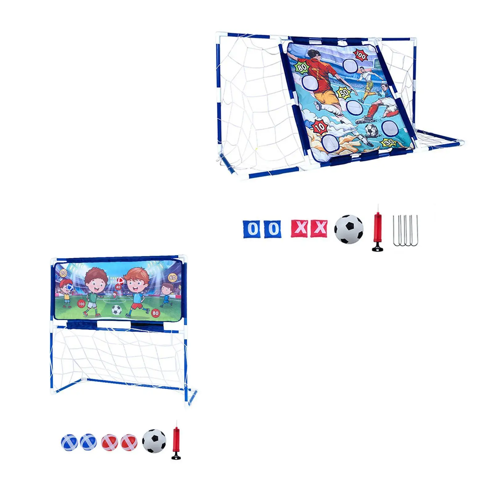 

Outdoor Sport Soccer Goal for Kids Outdoor Soccer Target Easy Assembly Backyard Training Equipment for Sports Lawn Teen