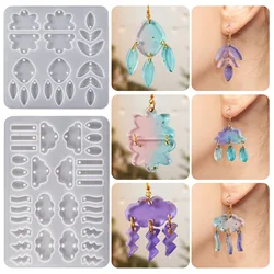 DIY Cloud Shaped Drop Earring Pendant Mold Keychain Mirror Silicone Mold Jewelry Charm Epoxy Casting Mold Jewelry Making Tool