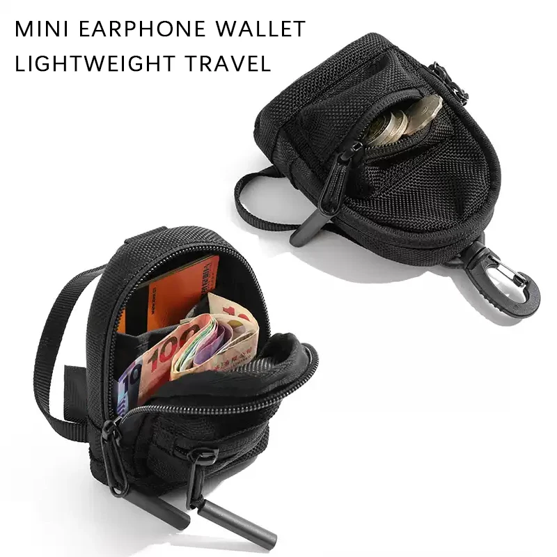 Mini mała wisząca torba modna torba na klucze mężczyźni i kobiety uniwersalna lekka wszechstronna moneta klucz zestaw słuchawkowy torba do przechowywania kart