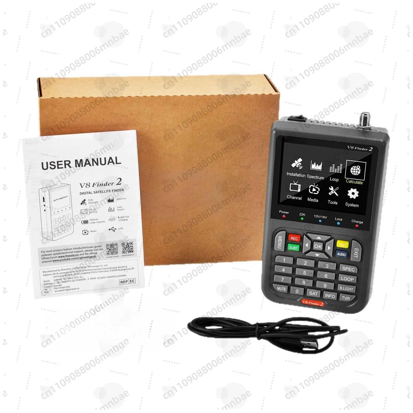 Afbeelding 6: Voor V8 Finder 2 Meter DVB-S/S2/S2X Star Finder, Star Modulator