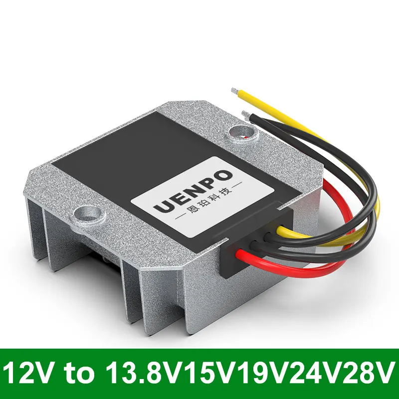 Non-isolated 12v to 13.8v15v 19v20v24v27v28v29v DC to DC Step Up Boost Power Converter 1A 2A 3A 4A 5A 15vdc 19vdc Regulator Volt