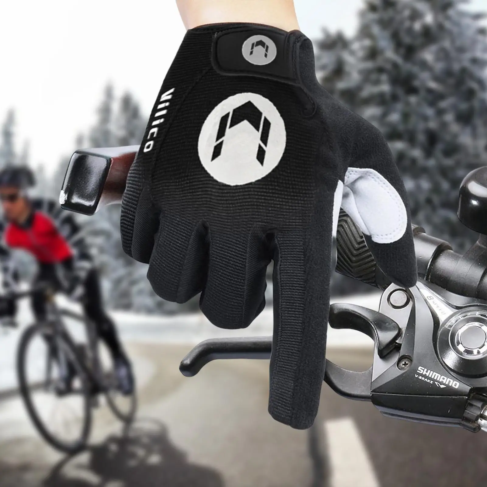 MTB Bike Gloves Anti-skid Sun-proof High Temperature Resistance Outdoor Cycling BicycleTouch Screen Gloves Bicycle Gloves