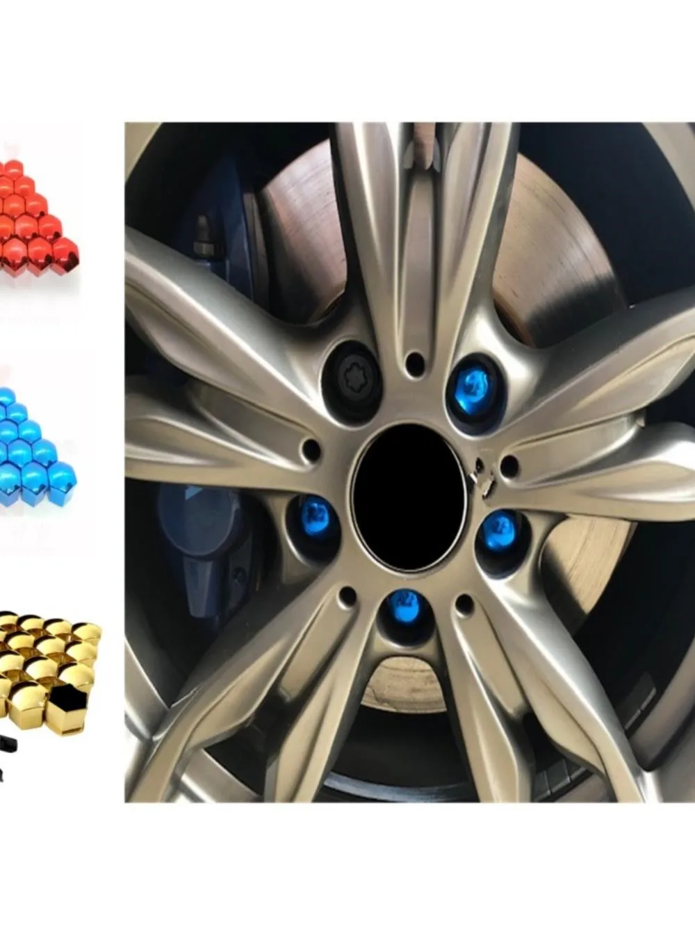 Bouchons d'écrou de roue de voiture 17mm, couvercles de Protection, accessoires pour bmw e46 e39 e90 e60 e30 f10 f11 f20 f30 g20 g30 x1 x3 x5 z4