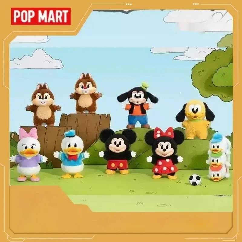 Genuine Popmart Bubble Mart Mickey Family Cute Together Pendant Series Blind Box Handmade Toy Gift Ornament Flagship Store Deliv