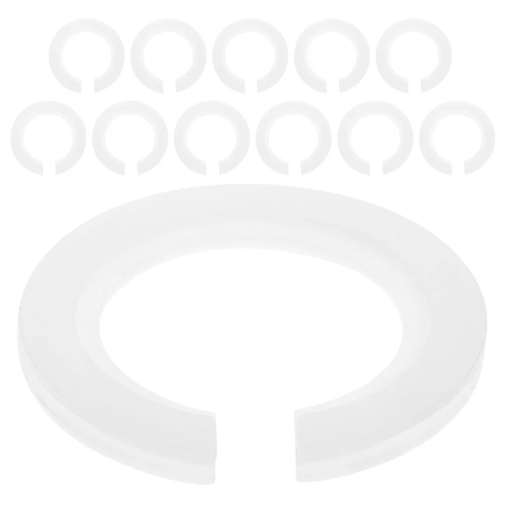 

12Pcs E27 to E14 Lamp Head Converter Rings Plastic Reducer Accessories for Table Floor Lamps Light Fixtures E27 to E14 Adapter