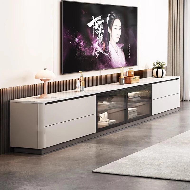 Full Modern Tv Dining Cabinet Living Room Decoration Nordic Stand Unit Entertainment Furniture Luxury Industrial Stands Salon