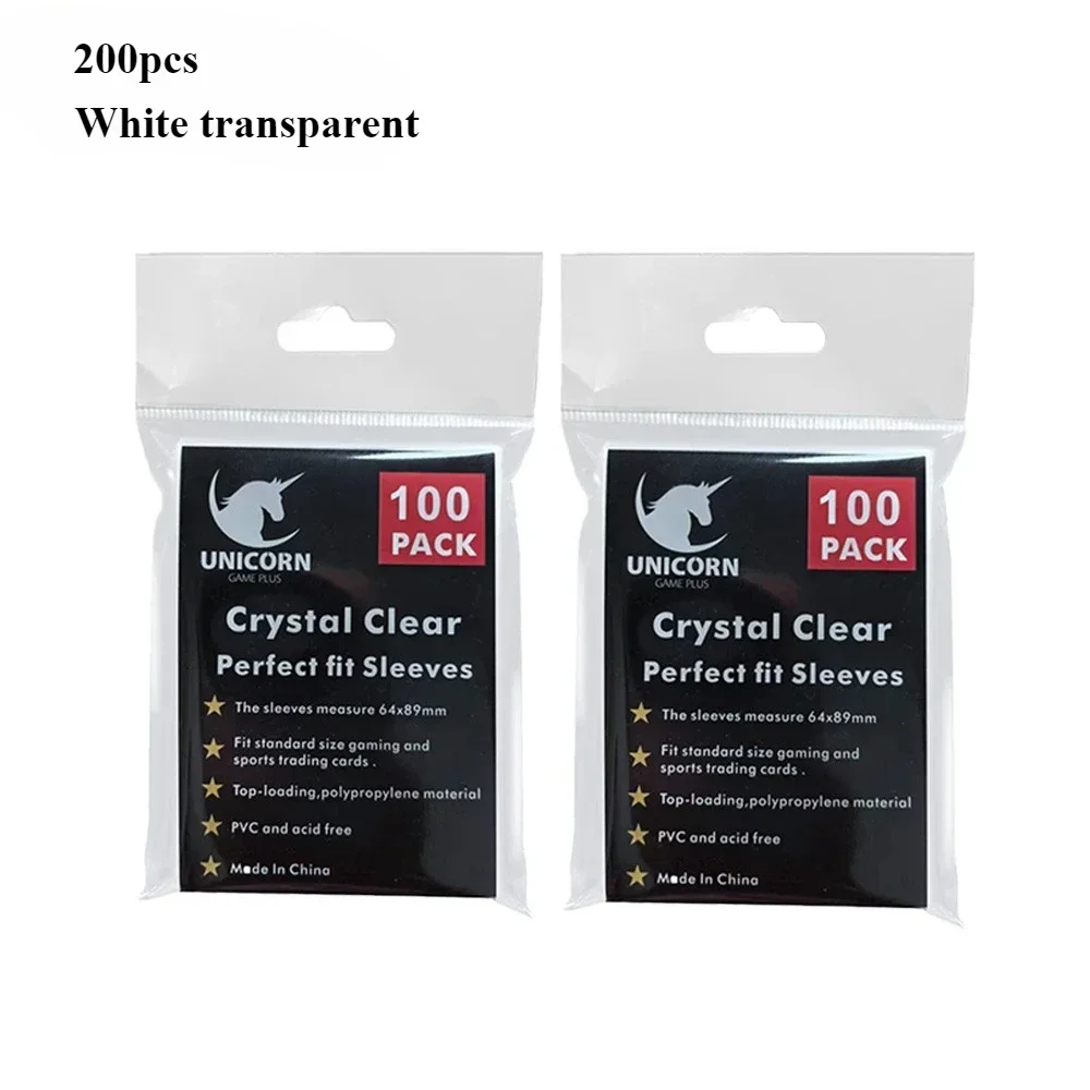 100 stks Hot Transparante MTG Kaart Mouwen Standaard Maat Clear TCG Card Protector Innerlijke Kaart Cover voor Sport Bordspellen 64x89mm