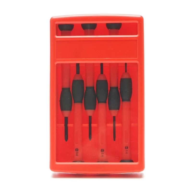 

6Pieces Screwdriver Slotted for Laptop Watch Glasses Screw Driver Phone Repair Tools