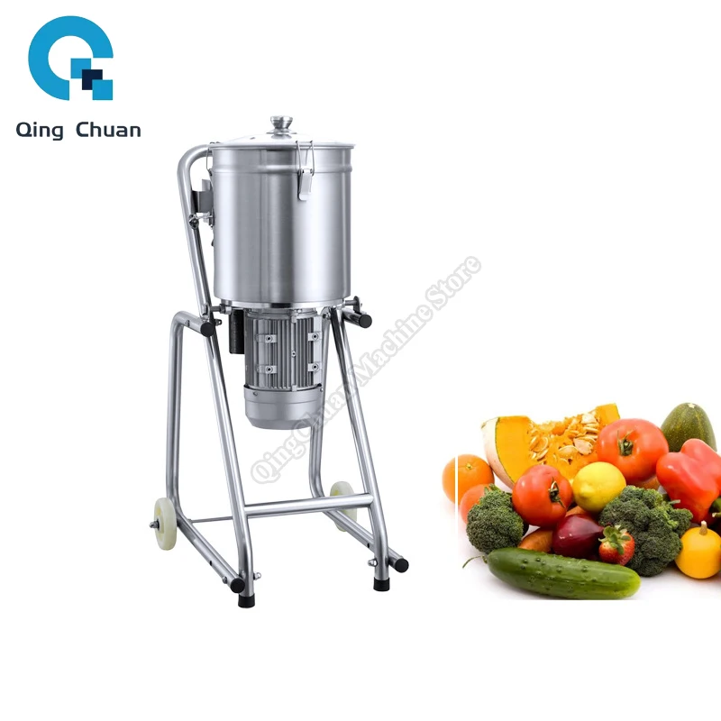 

Блендер для фруктов и овощей, взбивалка для говядины, фрикадельки, кухонная коммерческая машина для шпината, 32-литровая высокоскоростная дробилка для мяса и грязи