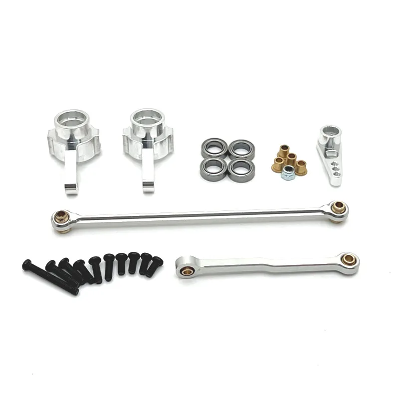 MN D90 MN99S MN78 MN82 Metal Steering Link Rod Pull Rod Servo Arm Steering Cup 1/12 RC Car Upgrade Parts Accessories