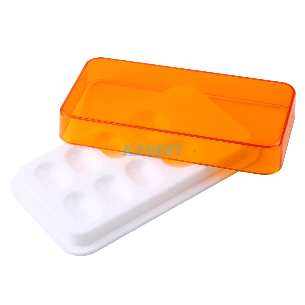 1pcs Dental Small  Shading Light Storage Box Color Toning Synthctic Acrylic Resin Box Dentistry Lab Instrument