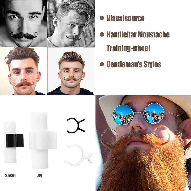 /JCS/Training Wheel Template Shaping Tool Handlebar Shape Portable Mustache Styling Shaping Tool For Men For Domestic Mustache