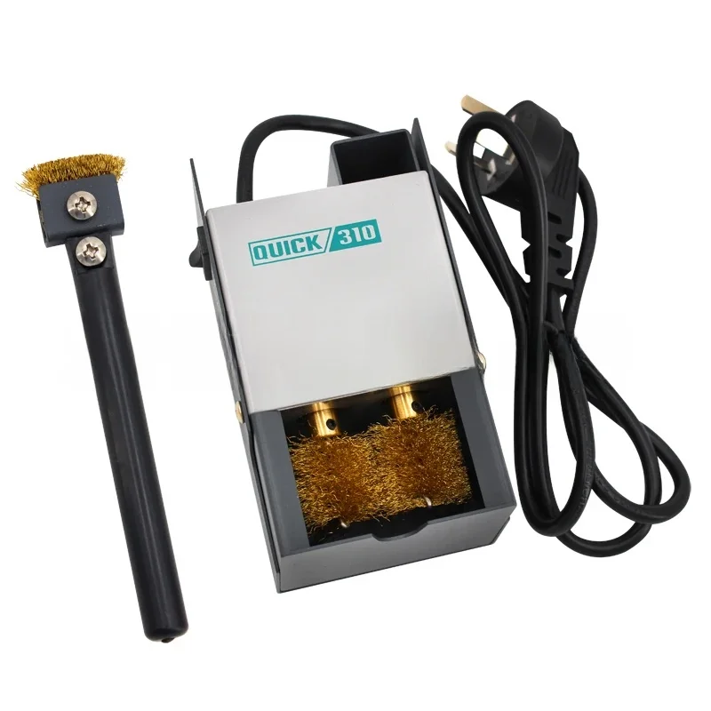 Electric Cleaner 310 Soldering Iron Electric Cleaner Machine Tip WeldingTip Automatic Cleaning Brush Copper Brush Clean Machin