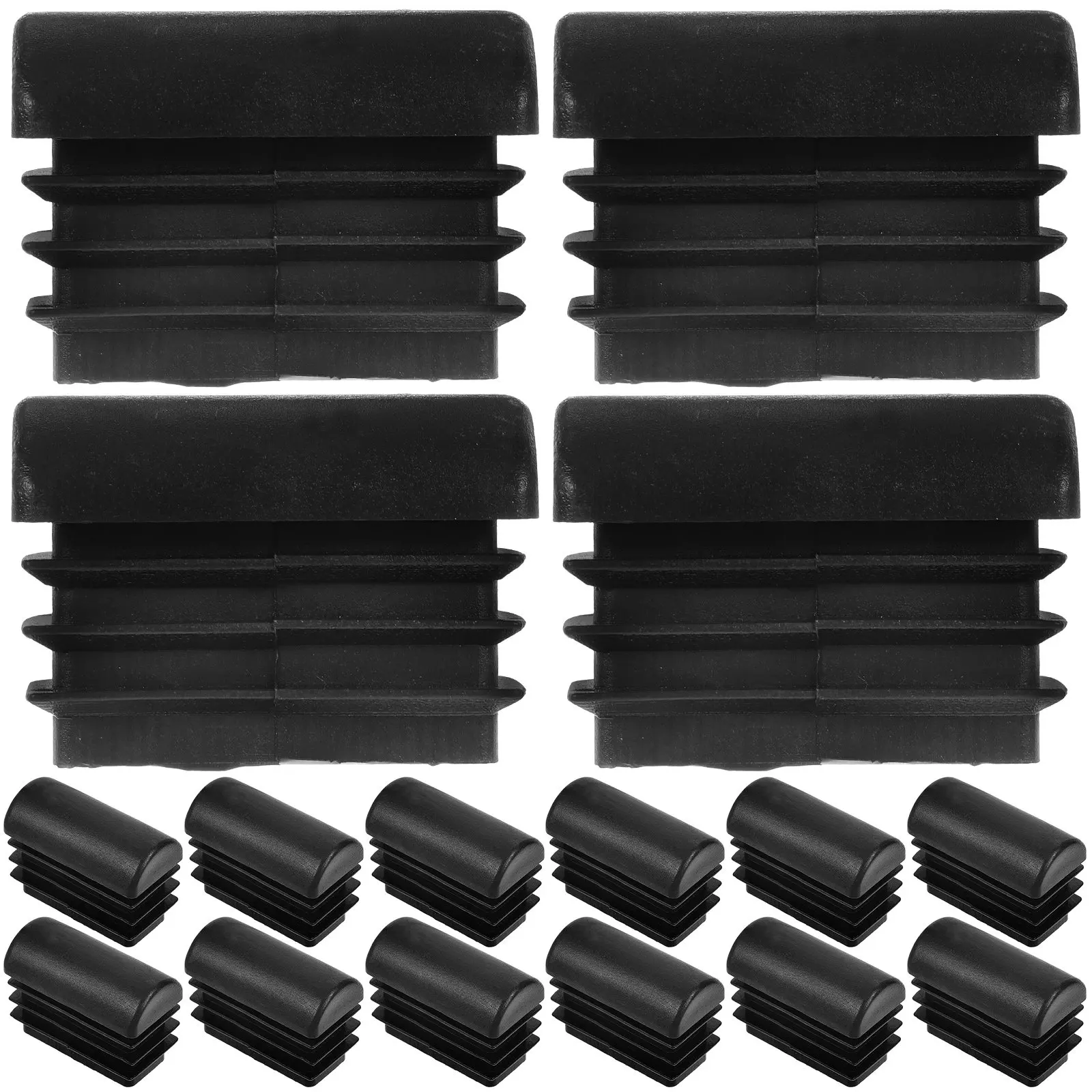 20Pcs Pipe Hole Plugs Furniture Leg Plugs Strong Wear Resistant Chair Table Stool Tubing End Caps Floor Protectors Post Caps