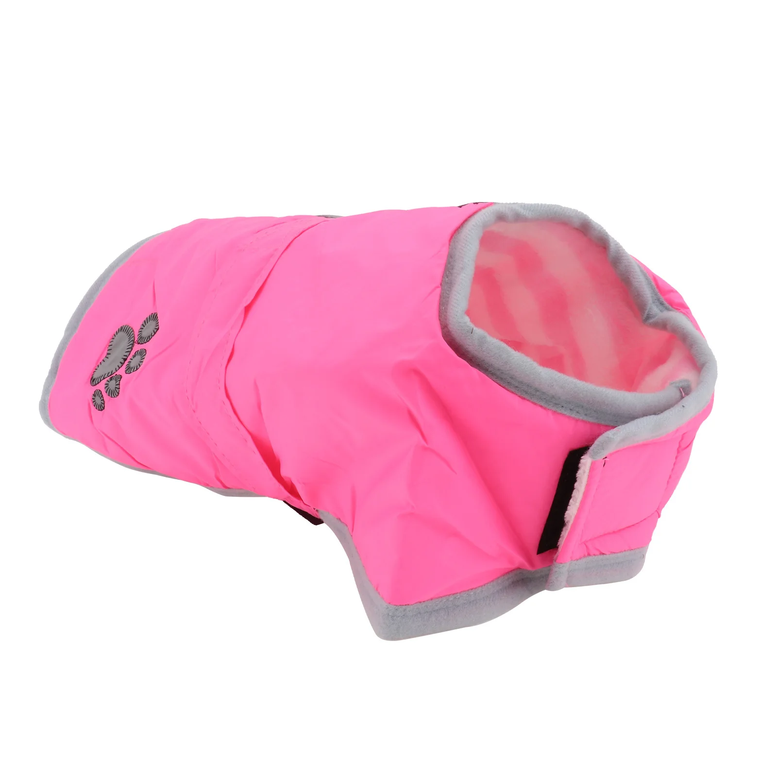 

Reversible Reflective Dog Coat Pink Waterproof Warm Fleece Jacket Cold Weather for Small Medium Large Dogs Puppy Winter Clothes