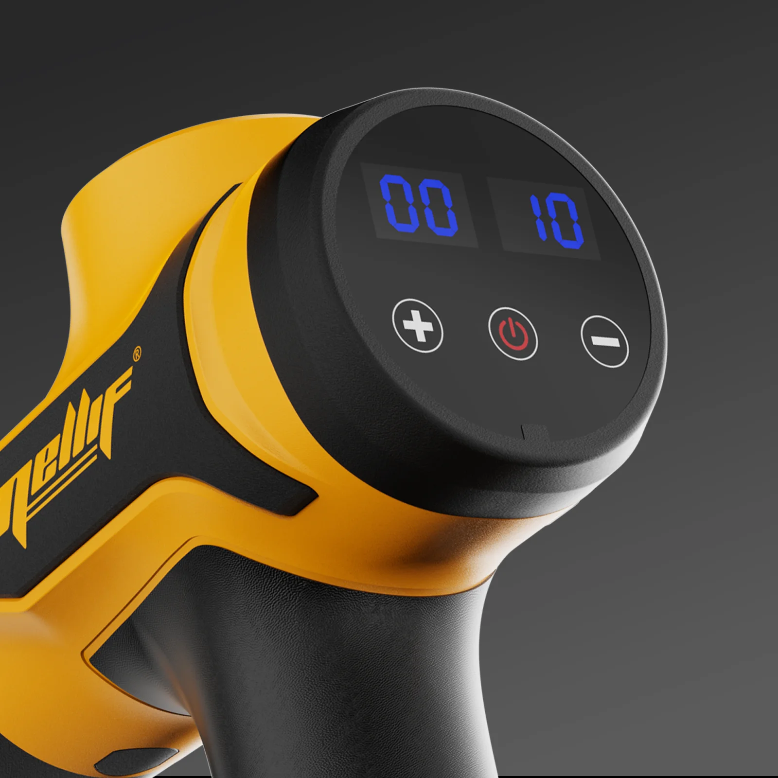 Massage Gun Compatible with Dewalt 18V 20V Battery (Tool Only) Handheld Muscle Massager 10 Speed & 4 Attachment Heads - Gifts