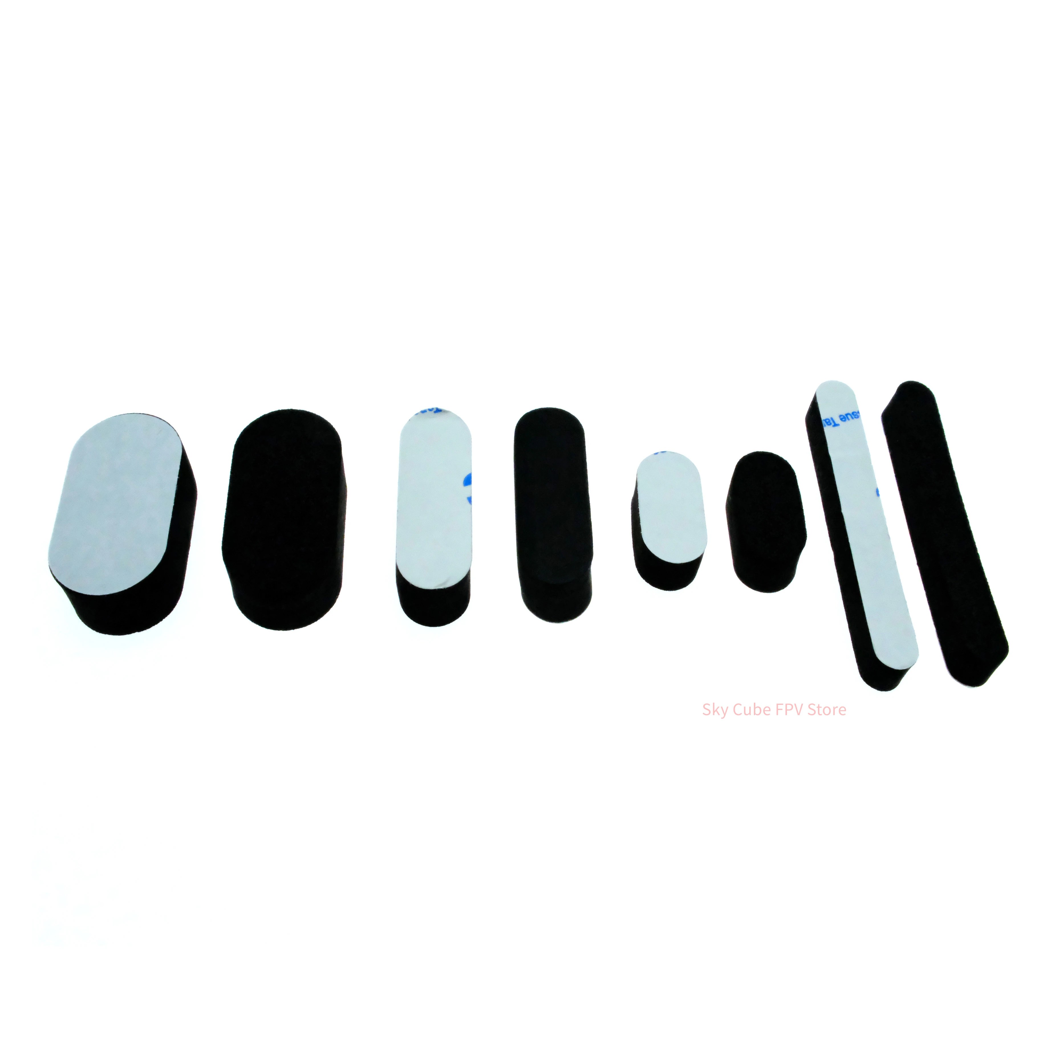 10PCS Damping Pad โช้คอัพ Landing Foot Pad Universal EVA ฟองน้ําเทปสองด้านสําหรับ RC DIY FPV Racing Drones quadcopte