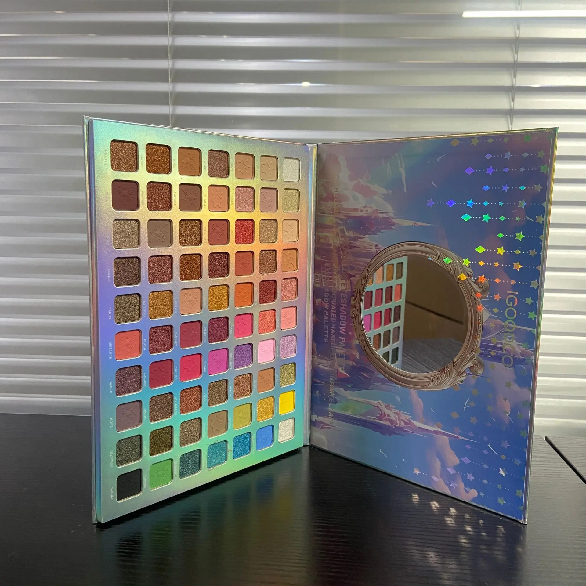 70 Lidschatten platte schimmern matt Pailletten Lidschatten bunte Bühnen ball gewidmet Neon Eye Palette Schönheit Make-up