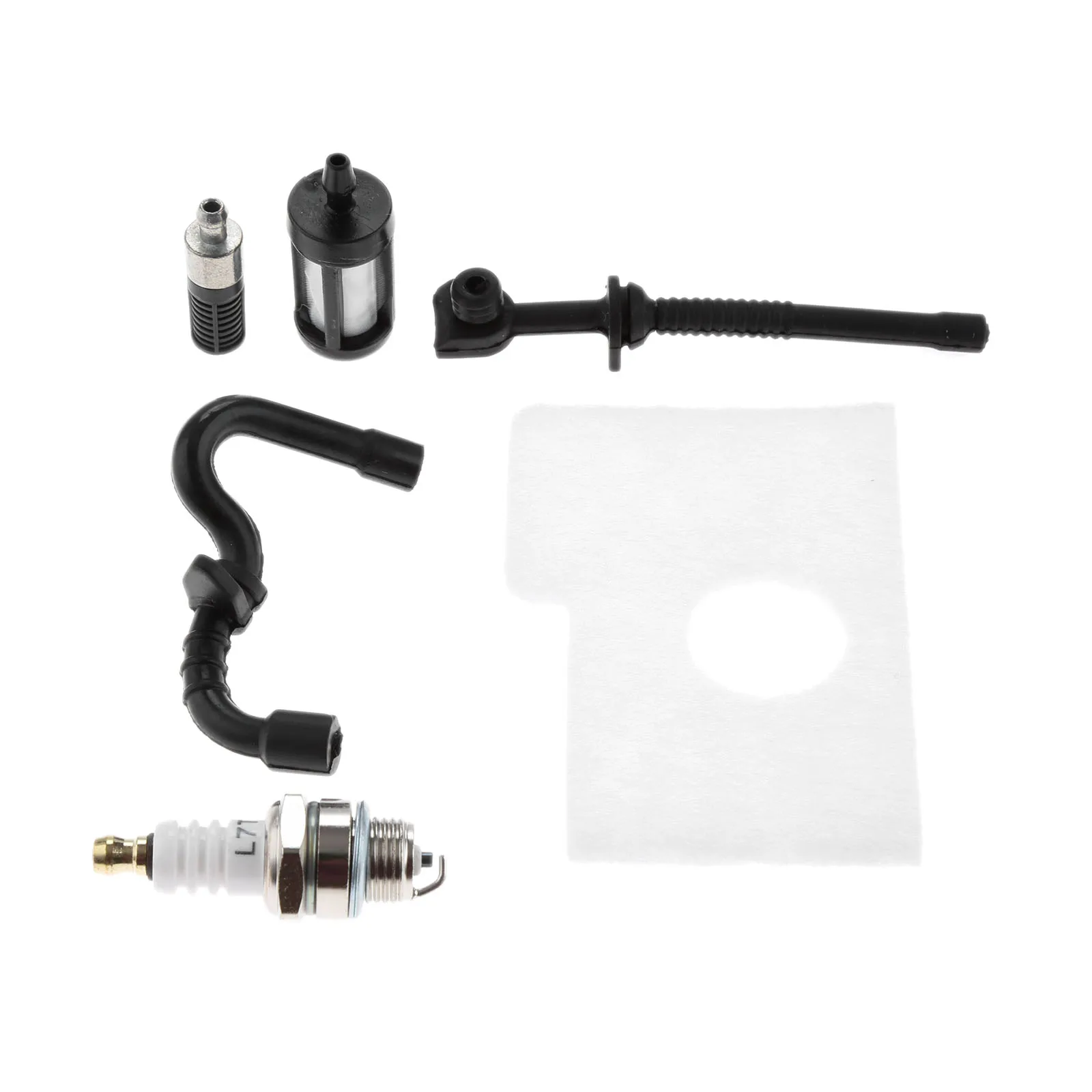DRELD-filtro de aire de 6 unids/set, Kit de bujías de filtro de línea de aceite combustible para Stihl 017 018 MS170 MS180 MS 170 180, piezas de repuesto para motosierra