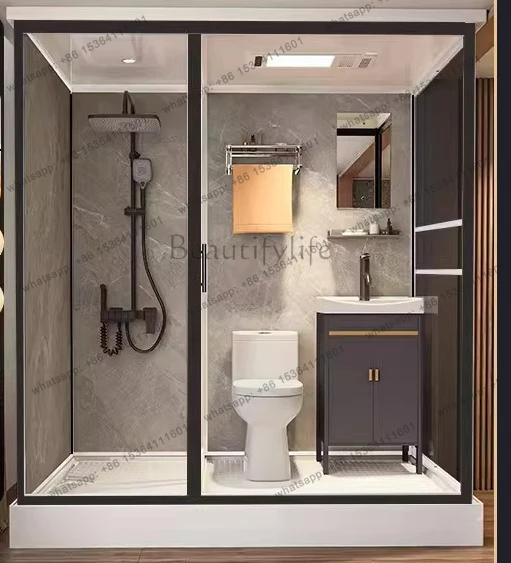 Shower room integrated household integral rural small apartment bath room and bathroom