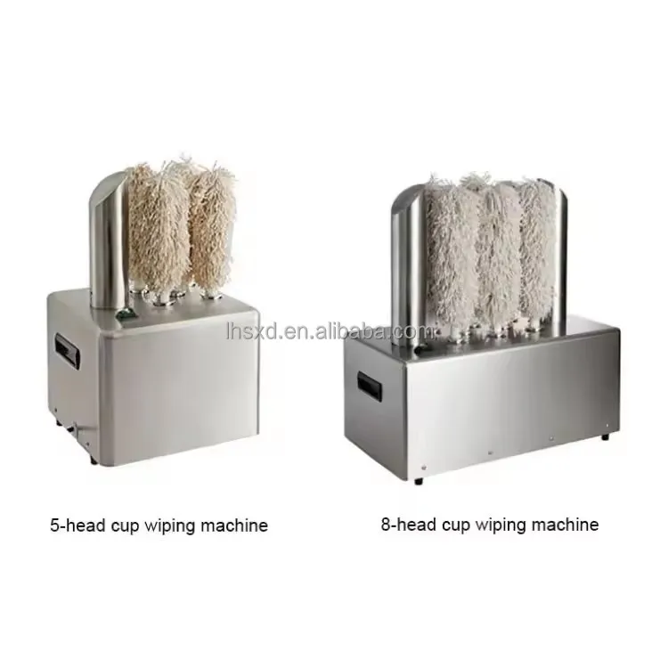 Electric cup washer wine glass polishing machine commercial glass polisher