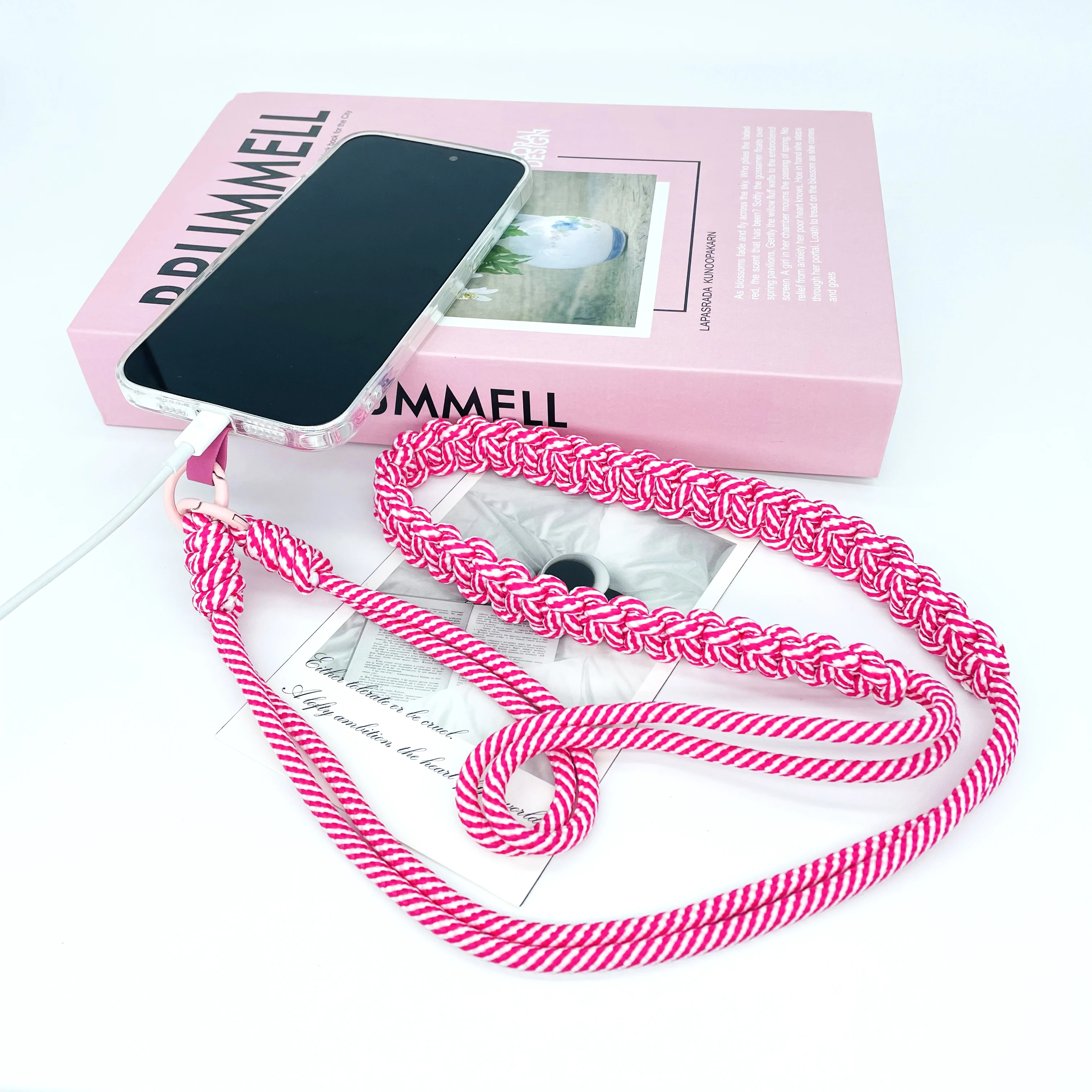 

New Upgrade Pure Hand-Woven Mobile Phone Universal Lanyard Crossbody Rope Lanyard Multi-Purpose Safety Anti-Loss Rope