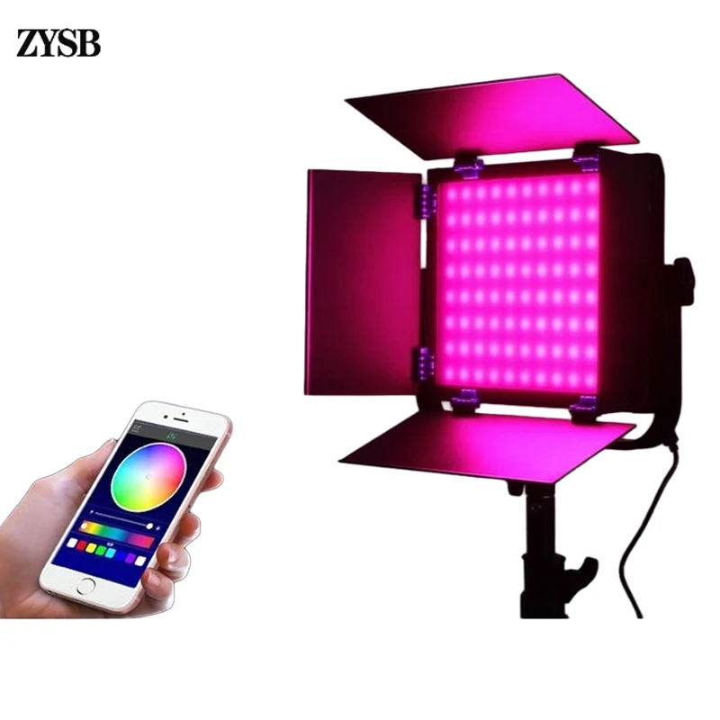 ZSYB 50wRGB YB-500C 50W LED Panel light Full Color RGB APP Control Shooting Lighting For photography video Live Fill Light