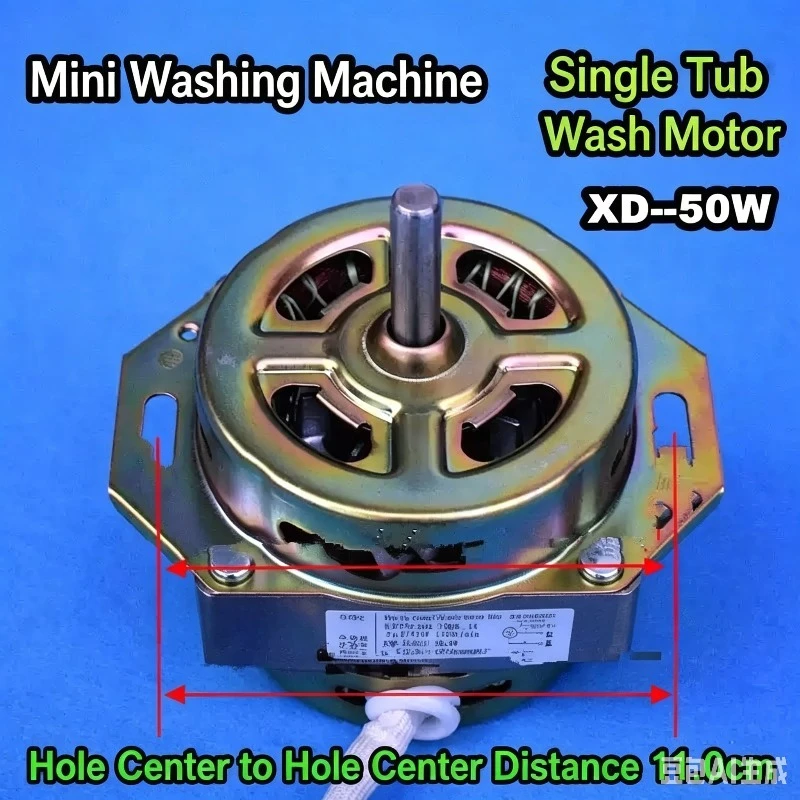 New Semi-Automatic Washing Machine Spin Motor Full Copper Wire High Power Twin Tub Dehydration Motor view 6