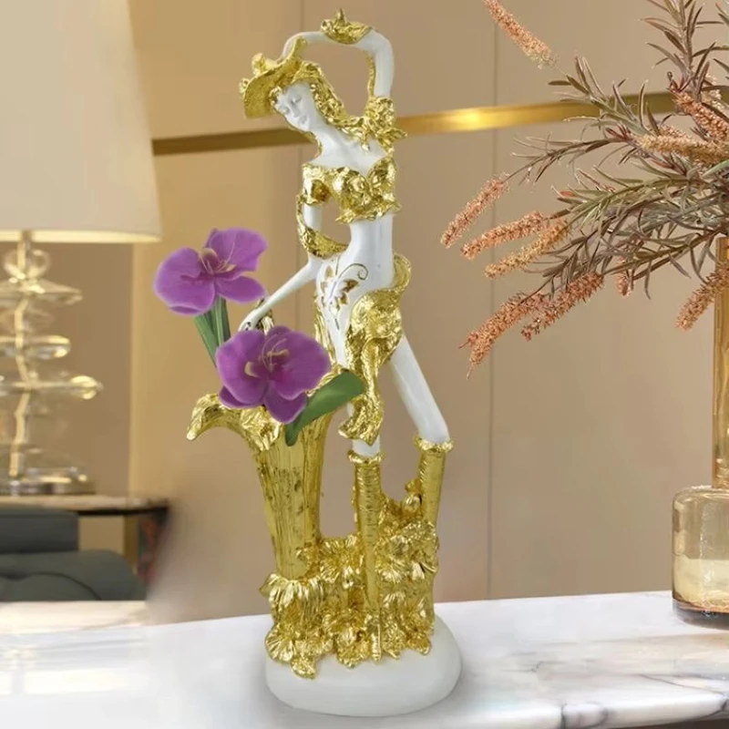 

2020 Woman Human Body Creative Vase Black White Modern Home Decoration 2021