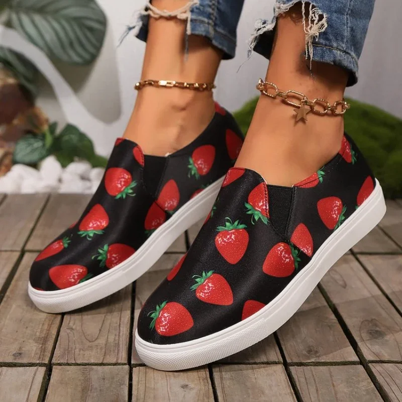 Women Sneakers Ladies 2024 Spring Breathable Soft Loafers Sole Casual Comfortable Fashion Sneakers Designer Flat Shoes for Women