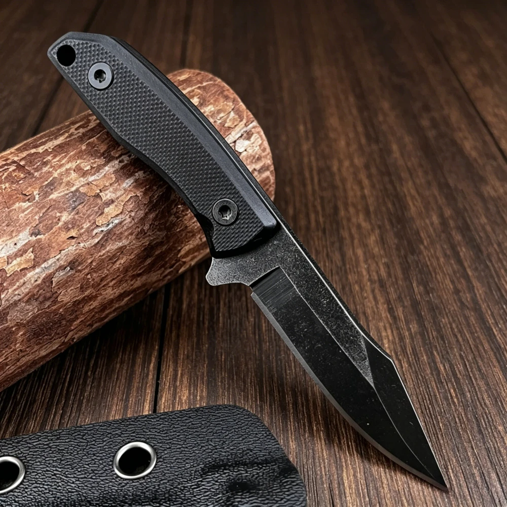 Outdoor Adventure Ideas - EDC 미니 스트레이트 나이프, 목걸이 나이프,